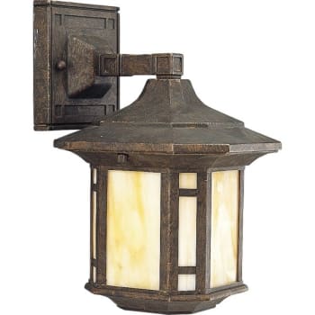 Image for Progress Lighting Arts And Crafts 6.75 X 10.63 In. 1-Light Outdoor Lantern (Weathered Bronze) from HD Supply