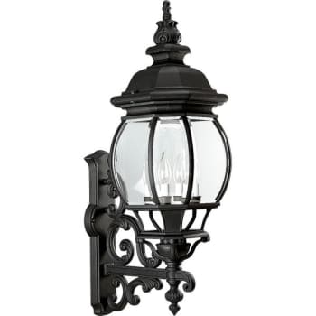 Image for Progress Lighting Onion 11.13 X 31 In. 4-Light Outdoor Lantern (Textured Black) from HD Supply