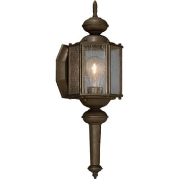 Image for Progress Lighting Roman Coach 5.75 x 13.5 in. 1-Light Outdoor Lantern (Antique Bronze ) from HD Supply