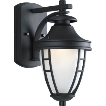 Image for Progress Lighting Fairview 6.5 x 11.75 in. 1-Light Outdoor Lantern (Textured Black) from HD Supply