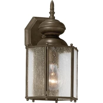 Image for Progress Lighting Roman Coach 7 x 12.5 in. 1-Light Outdoor Lantern (Antique Bronze) from HD Supply