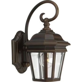 Image for Progress Lighting Crawford 6.5 X 12.5 In. 1-Light Outdoor Lantern (Oil Rubbed Bronze) from HD Supply
