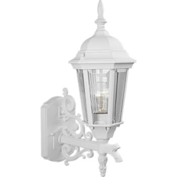 Image for Progress Lighting Welbourne 6.5 X 16.63 In. 1-Light Outdoor Lantern (Textured White) from HD Supply