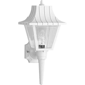 Image for Progress Lighting Mansard 8 X 17 In. 1-Light Outdoor Lantern (White) from HD Supply