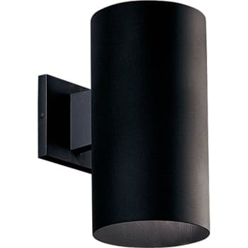 Image for Progress Lighting Cylinder 6 X 12 In. 1-Light Outdoor Lantern (Black) from HD Supply