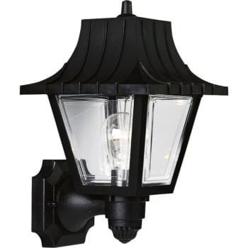 Image for Progress Lighting Mansard 8 X 13 In. 1-Light Outdoor Lantern (Black) from HD Supply