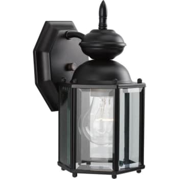 Image for Progress Lighting BrassGUARD 5.38 x 10.25 in. 1-Light Outdoor Lantern (Black) from HD Supply