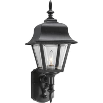 Image for Progress Lighting Non-Metallic 8 X 20 In. 1-Light Outdoor Lantern (Black) from HD Supply