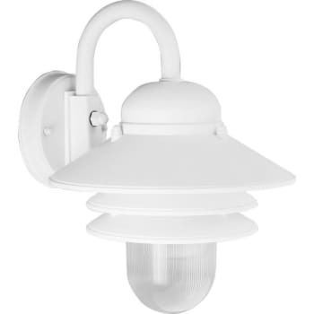 Image for Progress Lighting Newport 10 X 12.88 In. 1-Light Outdoor Lantern (White) from HD Supply