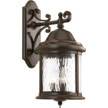 Image for Progress Lighting Ashmore 9.63 X 20.5 In. 3-Light Outdoor Lantern (Antique Bronze) from HD Supply