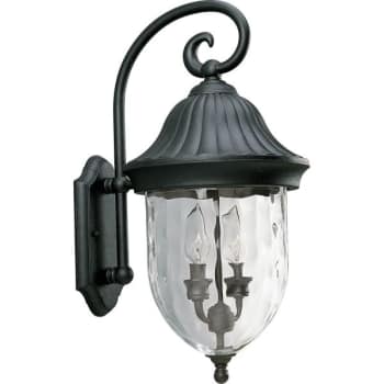 Image for Progress Lighting Coventry 9.88 X 20.25 In. 2-Light Outdoor Lantern (Textured Black) from HD Supply