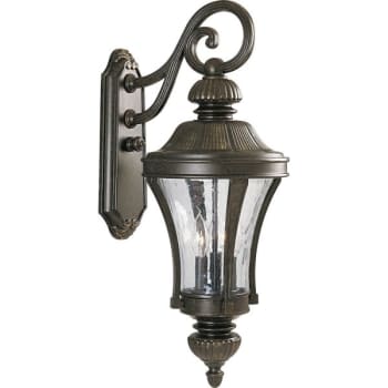 Image for Progress Lighting Nottington 10 x 26 in. 3-Light Outdoor Lantern (Forged Bronze) from HD Supply