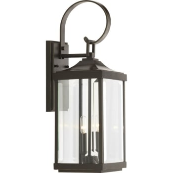 Image for Progress Lighting Gibbes Street 7 X 21.75 Antique Bronze Wall Lantern from HD Supply