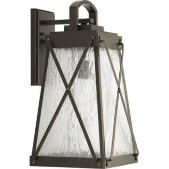 Image for Progress Lighting Creighton 10.5 X 19.25 In. 1-Light Outdoor Lantern (Antique Bronze) from HD Supply