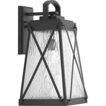 Image for Progress Lighting Creighton 10.5 x 19.25 in. 1-Light Outdoor Lantern (Black) from HD Supply