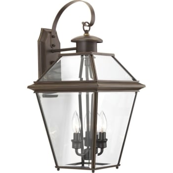 Image for Progress Lighting Burlington 11 X 21.88 In. Outdoor Lantern (Antique Bronze) from HD Supply