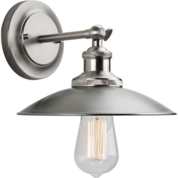 Image for Progress Lighting Archives 9 In. 1-Light Incandescent Wall Sconce (Antique Nickel) from HD Supply