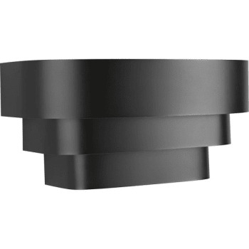 Image for Progress Lighting 14 In. 1-Light Incandescent Wall Sconce (Black) from HD Supply