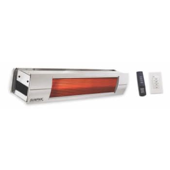 Sunpak® Two Stage Natural Gas Patio Heater With Remote, White