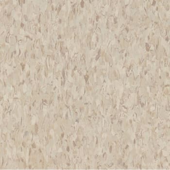 Armstrong Imperial Texture Sandrift White Vinyl Composition Tile, 1/8", Case Of 45