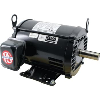 Image for US Motors 208-230/460 Volt Three-Phase Open Dripproof Motor 9.42" from HD Supply