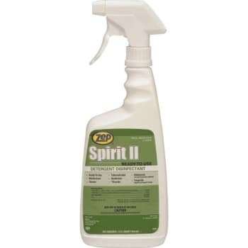 ZEP® Spirit II 32 Oz RTU Germicidal Cleaner And Deodorant Quat-Based (12-Case)