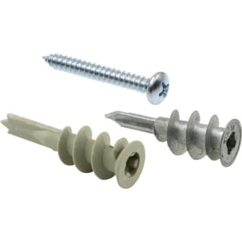 Image for Zinc and Nylon Zip-It Wall Anchors, Heavy Duty Design from HD Supply