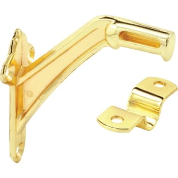 Hand Rail Brass And Nickel Plated Bracket, Heavy Duty, Pack of 2