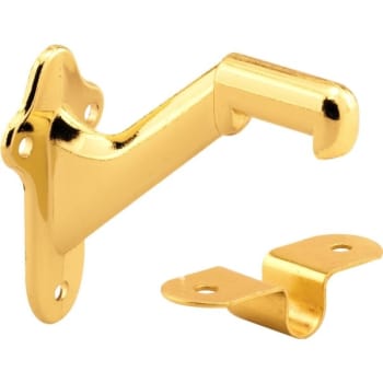 Image for Hand Rail Brass And Nickel Plated Bracket, Pack of 4 from HD Supply