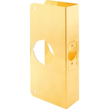 Image for Solid Brass 2-1/8" X 2-3/4" X 1-3/4" Lock & Door Reinforcer from HD Supply