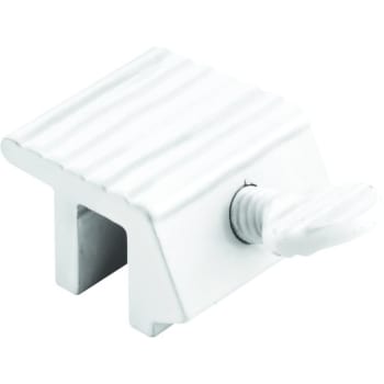 Image for White Extruded Aluminum 1" Heavy Duty Sliding Window Lock, Pack Of 2 from HD Supply
