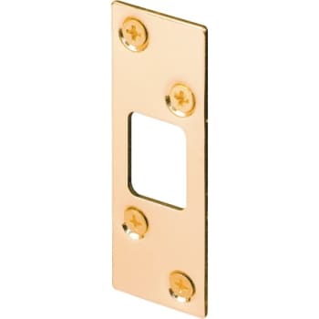 Image for Brass Plated High-Security Deadbolt Strike, Pack Of 5 from HD Supply