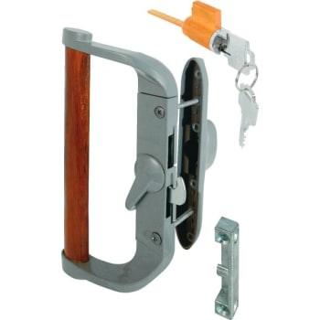 Image for Aluminum And Diecast Sliding Door Keyed Handle Set from HD Supply