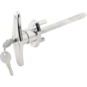 Image for Chrome 5/16" X 4-5/8" Square Shaft Diecast Keyed T-Handle from HD Supply