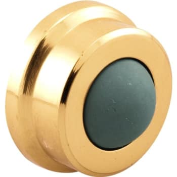 Image for 1 in Rubber Bumper Door Wall Stop (Polished Brass) from HD Supply