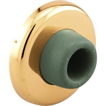Image for 2-1/2 in Concave Door Wall Stop (Polished Brass) from HD Supply