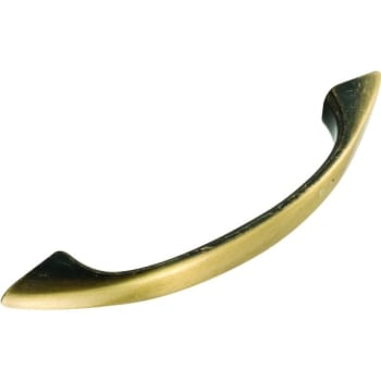 Image for Diecast Antique Brass-Plated Arched Cabinet Pulls, Pack Of 5 from HD Supply