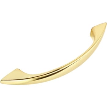 Image for Diecast Brass-Plated Finish Arched Cabinet Pulls, Pack Of 5 from HD Supply