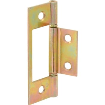 Image for Brass Plated Steel Bi-Fold Door Non-Mortise Hinge, Pack Of 2 from HD Supply