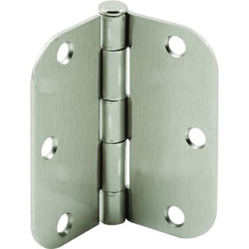 Steel 3-1/2" X 3-1/2" X 5/8" Satin Nickel Door Hinge