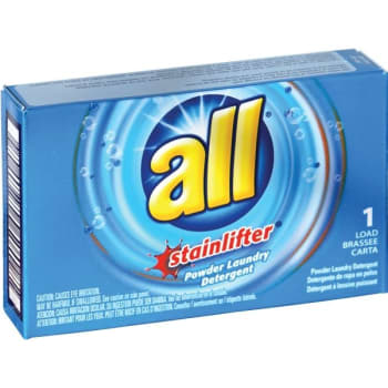 Image for All® Ultra 2 Oz Stainlifter Powder Vending Laundry Detergent (100-Case) from HD Supply