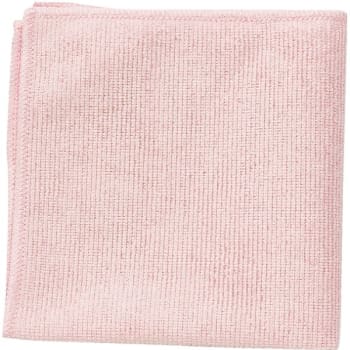 Image for Rubbermaid Microfiber Light-Duty Cleaning Cloth (24-Pack) (Pink) from HD Supply