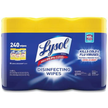 Lysol Lemon Lime Disinfecting Wipes (6-Case)