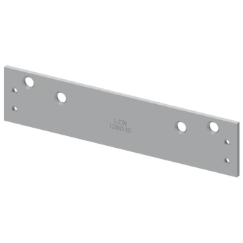 Image for Lcn Aluminum Narrow Top Rail Door Plate 4-1/2 from HD Supply
