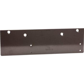 Image for Lcn Dark Bronze Narrow Top Rail Door Plate 2-1/2 from HD Supply