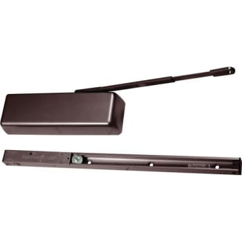 Image for LCN Dark Bronze Standard Arm Door Closer With Single Point Hold Open from HD Supply