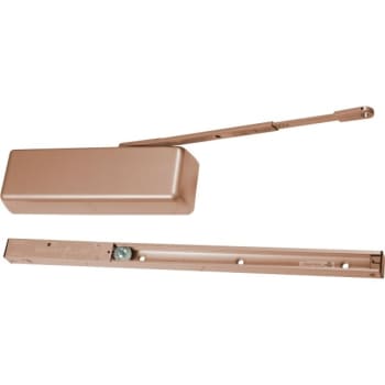 Image for LCN Light Bronze Standard Arm Door Closer With Single Point Hold Open from HD Supply