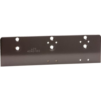 Image for LCN Dark Bronze Narrow Top Rail Door Plate 3 from HD Supply