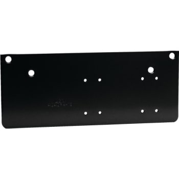 Image for Lcn Black Parallel Arm Top Rail Door Plate from HD Supply
