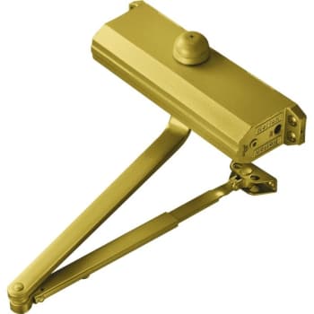 Image for Norton Satin Brass Aluminum Tri-Packed Door Closer from HD Supply